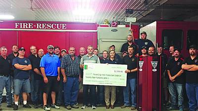 Pearl City firefighters thank grain tube donors