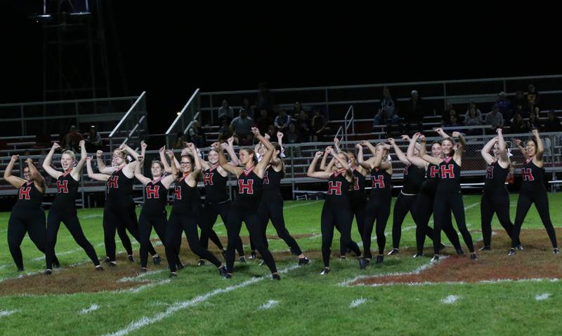 The Devilettes perform at halftime on Friday, Sept. 29, 2023 at Richard Nesti Stadium.