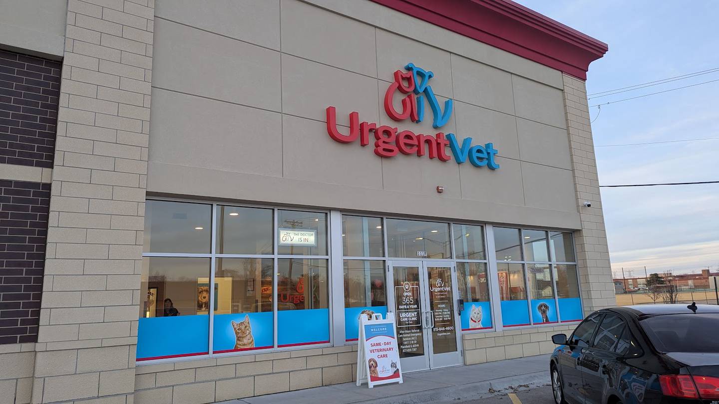 UrgentVet Joliet is located at 111 N. Larkin Ave. Suite F. in Joliet and is opened 365 days a year. UrgentVet Joliet treats a wide range of pet illness and injuries – and provides end-of-life care, too. UrgentVet Joliet is seen on Friday, Feb. 7, 2025.