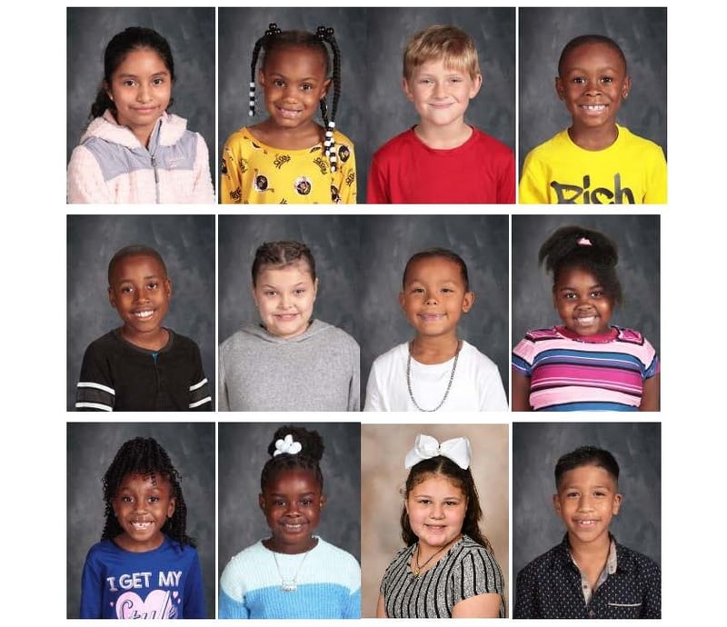 Joliet Public Schools District 86 students recently announced its Students of the Month for February 2022. Pictured are students from Edna Keith Elementary School.