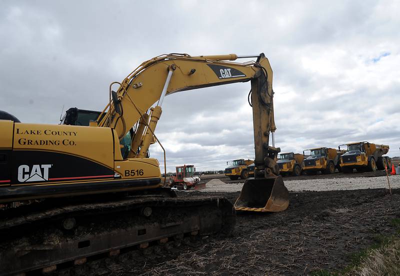 Site work began at the Algonquin Corporate Campus, being developed by NorthPoint Development, at the southwest corner of Huntley Road and Longmeadow Parkway in Algonquin.