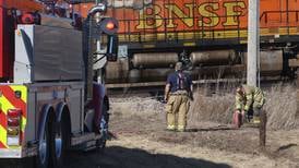 Photos: Toluca-Rutland fire dispatched to train locomotive fuel leak