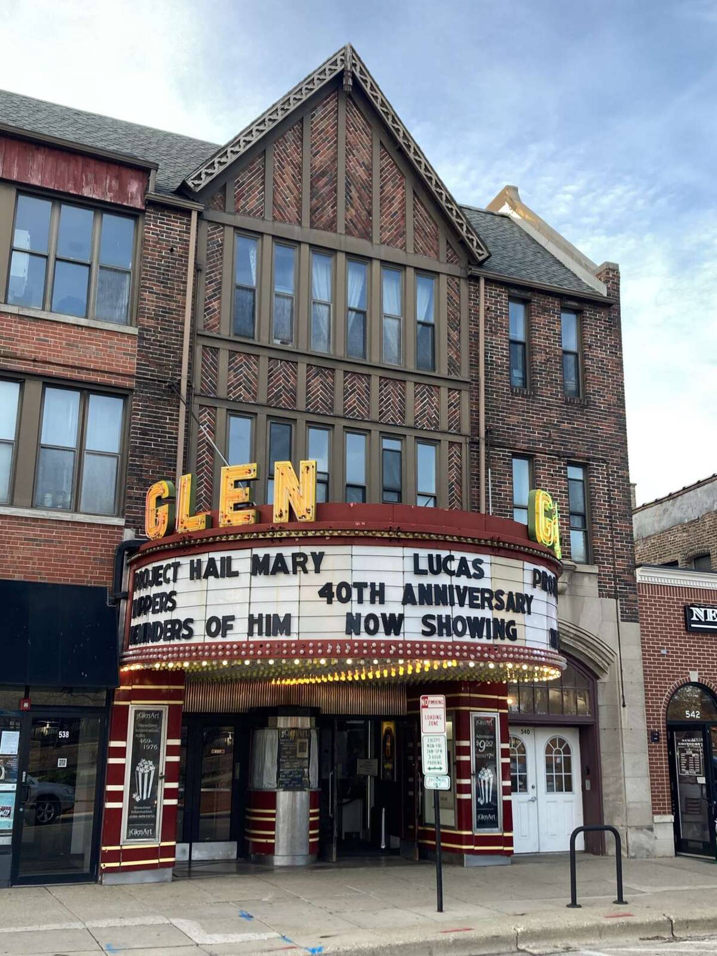 The Glen Art Theatre, 540 Crescent Blvd. in Glen Ellyn, was one of the shooting locations for the movie “Lucas.”