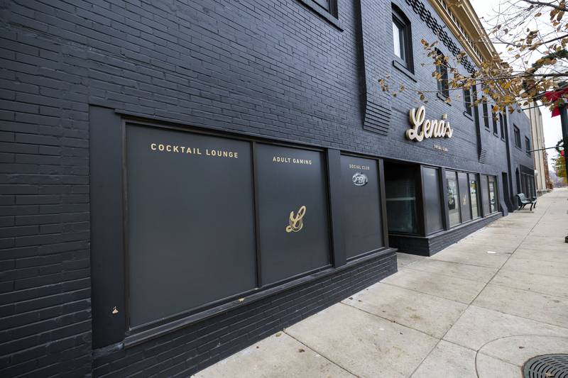 The open sign remains off Monday, Nov. 24, 2025, outside of Lena’s Social Club in Dixon. Owners have pulled the plug on the business citing lack of money.