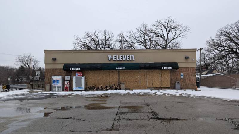 The 7-Eleven building at 101 Cottage St. in Shorewood is seen on Saturday, Feb. 15, 2025.