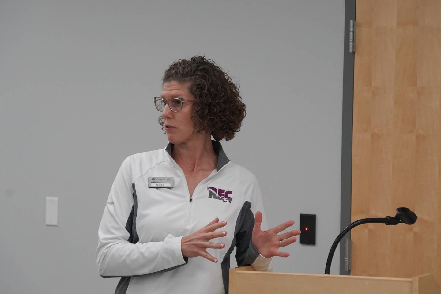 Flagg-Rochelle Community Park District Executive Director Jackee Ohlinger said during the meeting that potential improvements could include new turf and a backstop at the senior league field at Tilton Park.