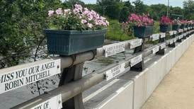 Honor a loved one with sign on Montgomery bridge