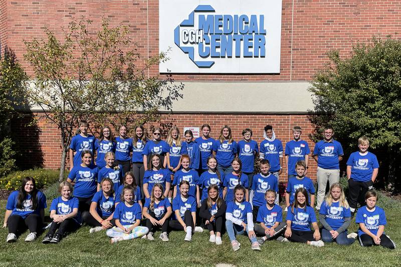 The group of 25 junior high students participated in Junior Healthcare University on Monday at CGH Medical Center in Sterling.