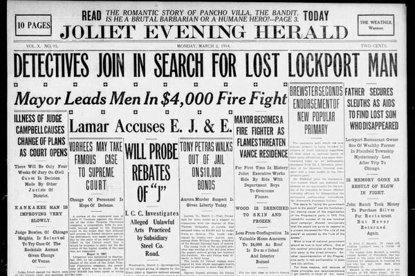 Historical covers for March 2: When a Mayor becomes a firefighter