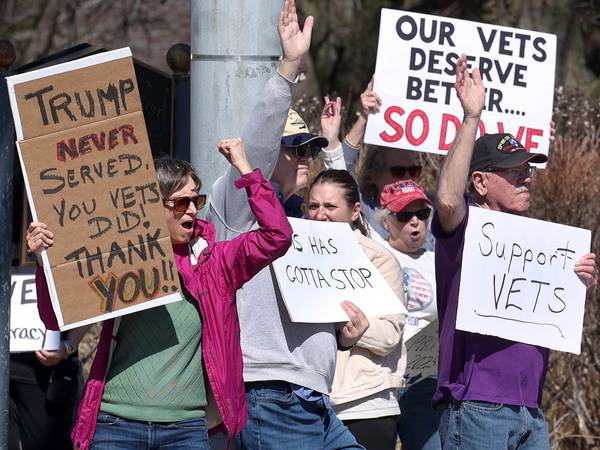 ‘Unconscionable’: DeKalb County veterans slam Trump for planned VA staffing cuts