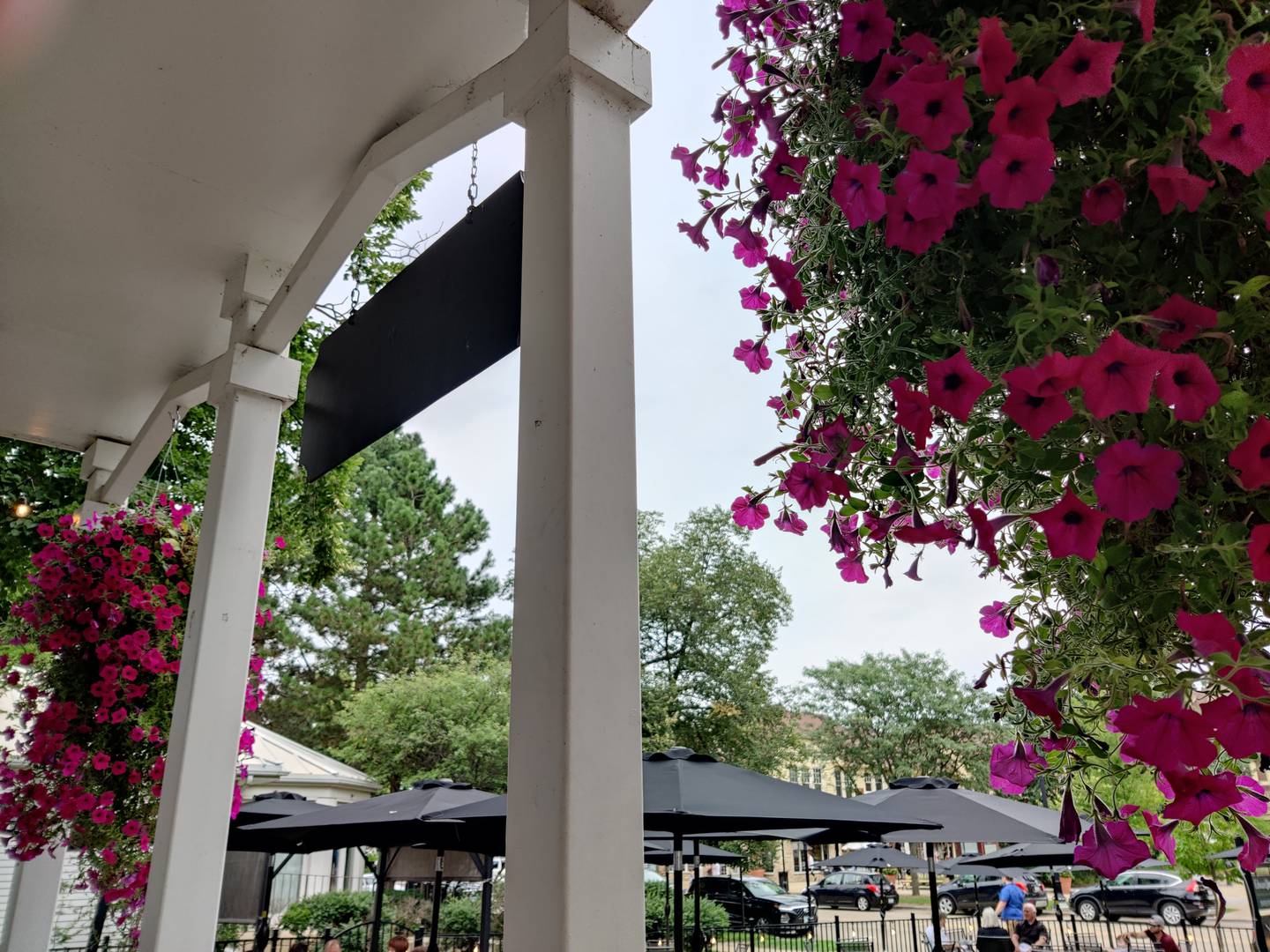 Expansive outdoor seating beckons at Geneva Winery.