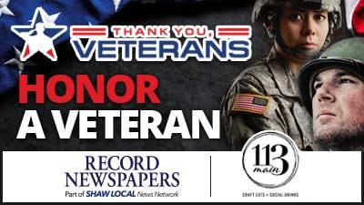 Honor a veteran for “Thank You, Veterans”