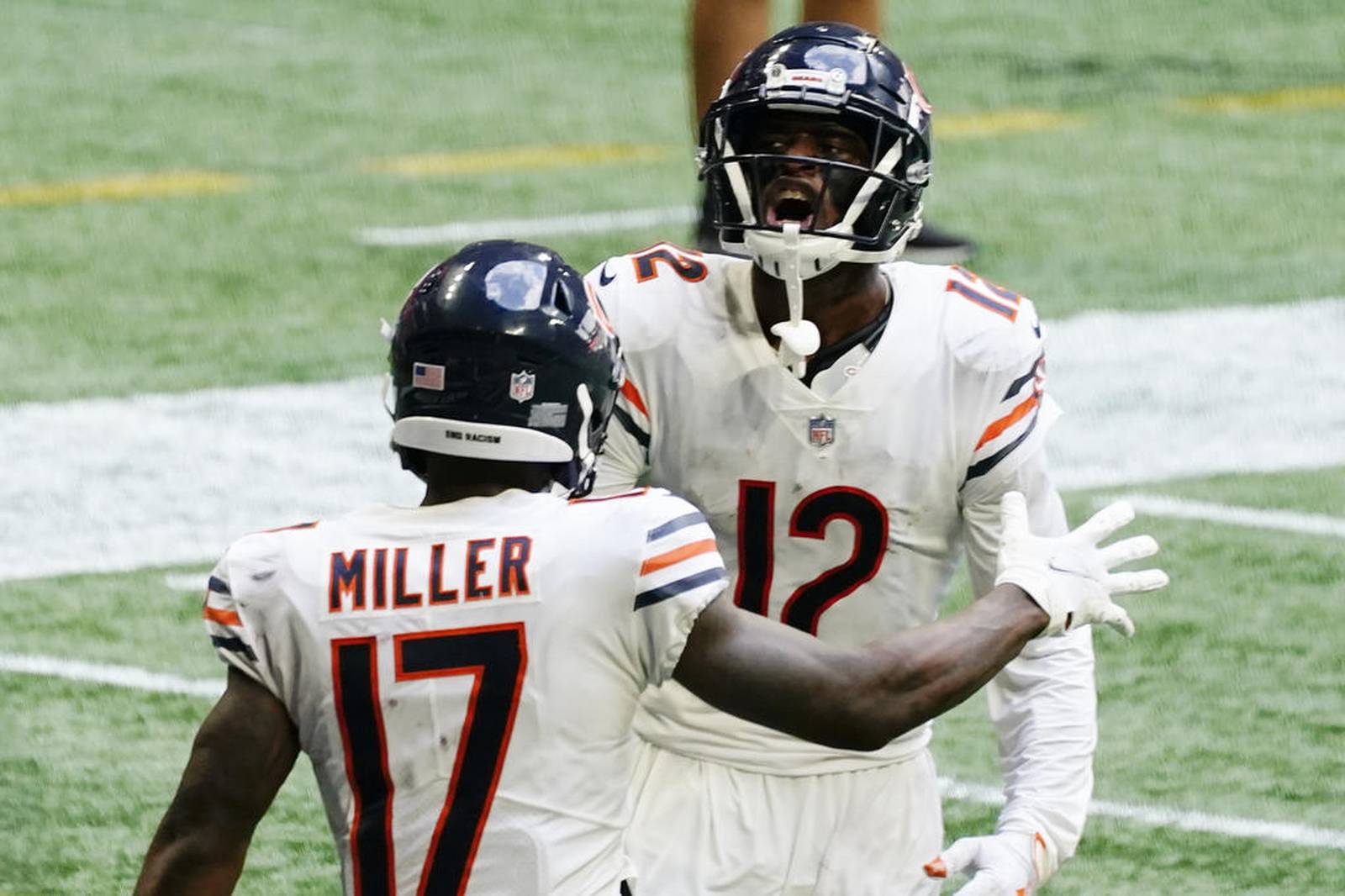 Bears receivers persevere through overturned TDs, rally with big plays