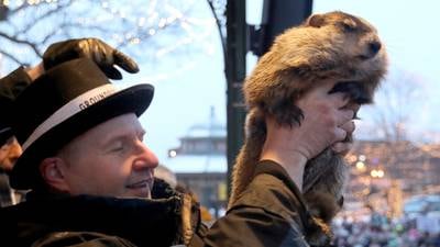 Groundhog Day in Woodstock: Willie predicts early spring, rest of region hopes he’s right