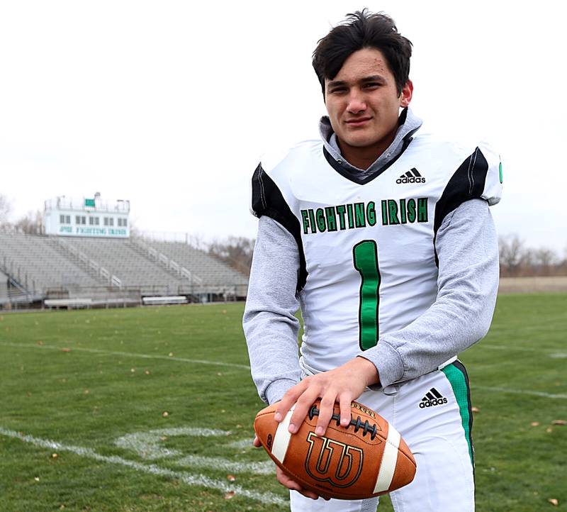 Seneca's Nathan Grant is the Ottawa Times football player of the year.