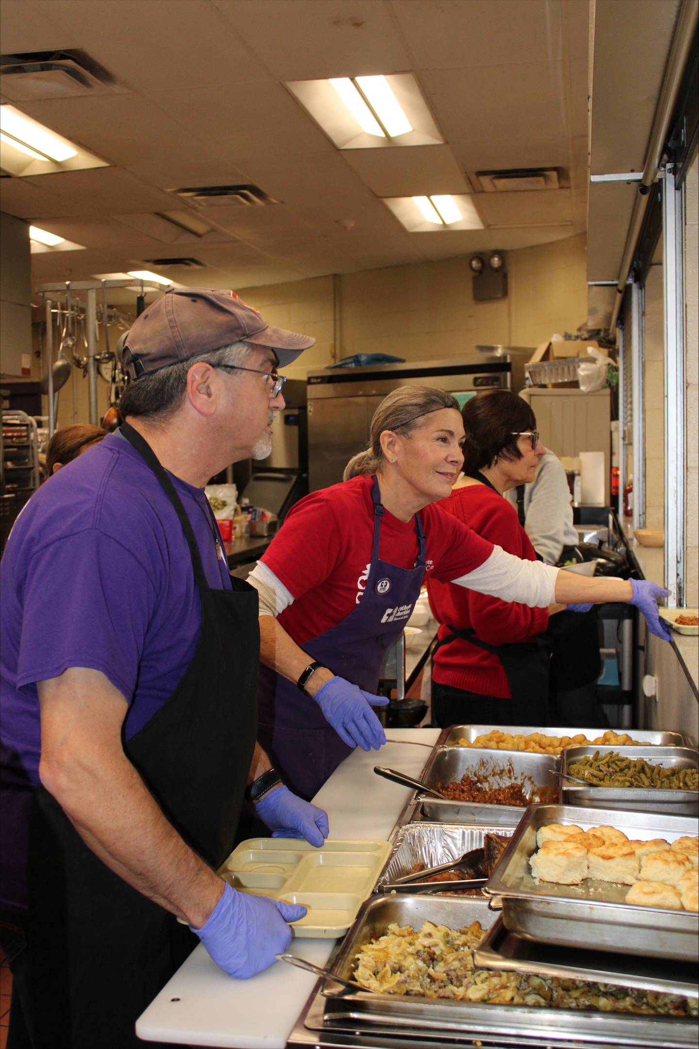 Catholic Charities Daybreak Center in Joliet serves up warm meals to clients who need a place to sleep and use the center for shelter.