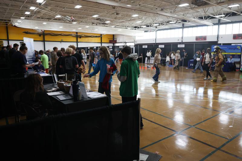 Morris High School hosted the annual Grundy Area Vocational Center 8th grade Career Fair on Tuesday, Oct. 29, 2024 in Morris.