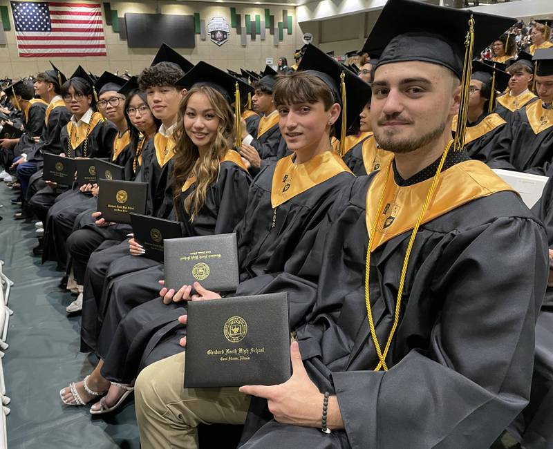 Glenbard North High School held its graduation ceremony on Monday, May 19, 2025 at the College of DuPage in Glen Ellyn.