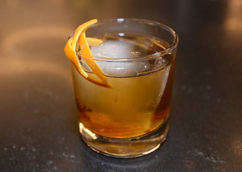 Barrel House in La Grange offers a variety of drinks including an Infinity Barrel whisky. The Infinity is a blend of aging whiskeys served as an Old Fashion.
