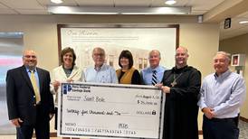 Peru Federal Savings Bank donates $25,000 to Saint Bede Academy