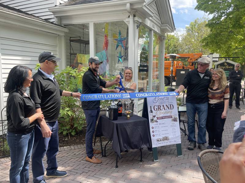 The Geneva Chamber of Commerce hosted a ribbon cutting for Geneva Wine Cellars & Tasting Room, 227 S. Third St. Suite 001, on May 8, in celebration of the new owners.