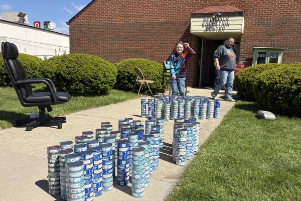 Local boy’s birthday tuna drive brings in record haul for Marseilles pantry