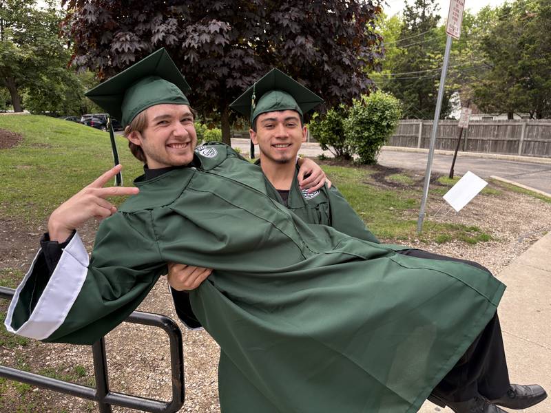 Glenbard West High School held its graduation ceremony on Thursday, May 22, 2025 at the school in Glen Ellyn.