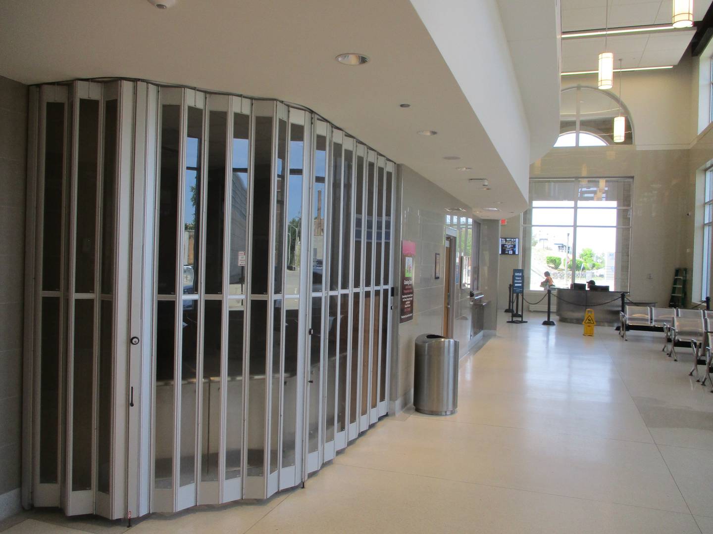 The vendor space on the first floor of the Joliet Gateway Center train station was last occupied in 2019. May 11, 2023.