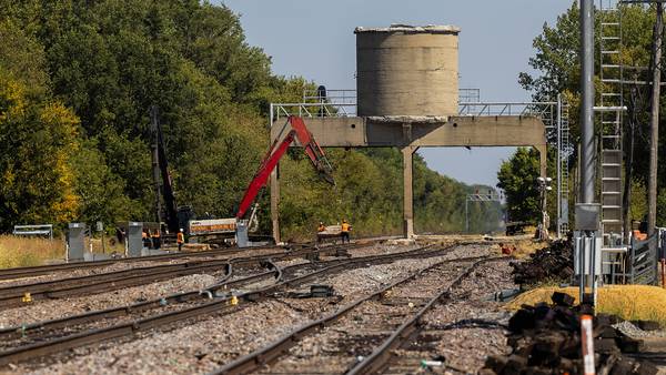 Photos: Piece of railroad history near Nelson being chipped away, demolished