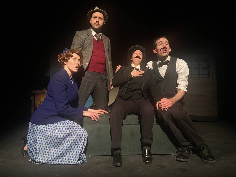 "The 39 Steps" at Steel Beam Theatre in St. Charles.