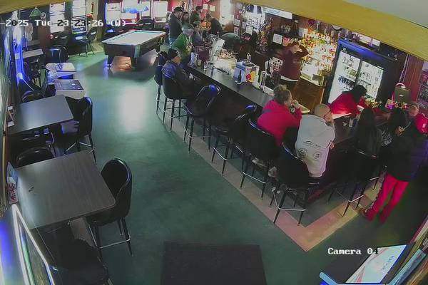 Dec. 24 bar assault, security camera