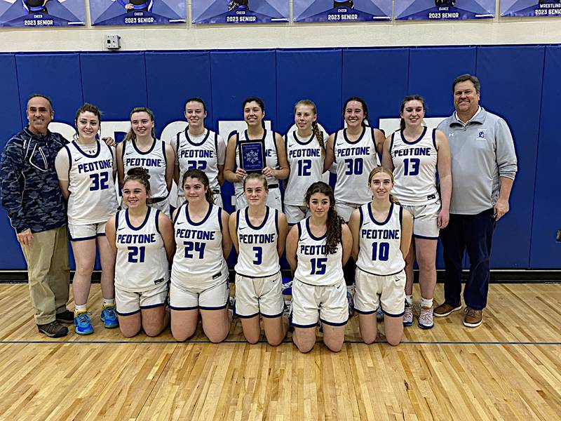Peotone improved to 14-0 with a 47-32 win over Joliet Catholic Academy and won the title of its own Blue Devil Holiday Classic.