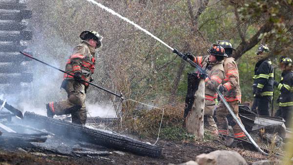 Photos: Fire decimates building in Shabbona