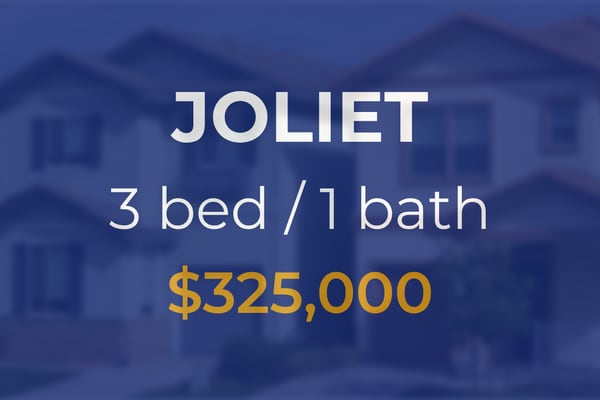Three-bedroom house in Joliet goes for $325,000