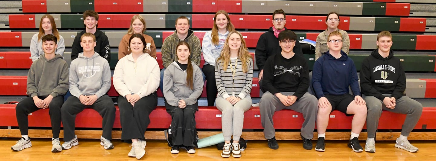 Juniors recognized with High Scholarship Legion status for three semesters.