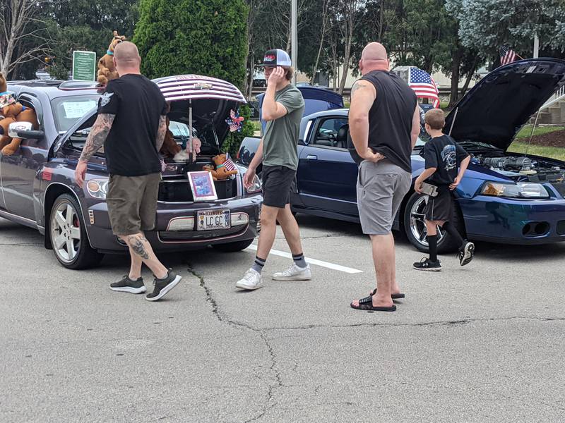 Those in downtown Sandwich for the Freedom Days Parade could also take in Sandwich Fire Protection District’s seventh annual “Blaze in the City” car and bike show.