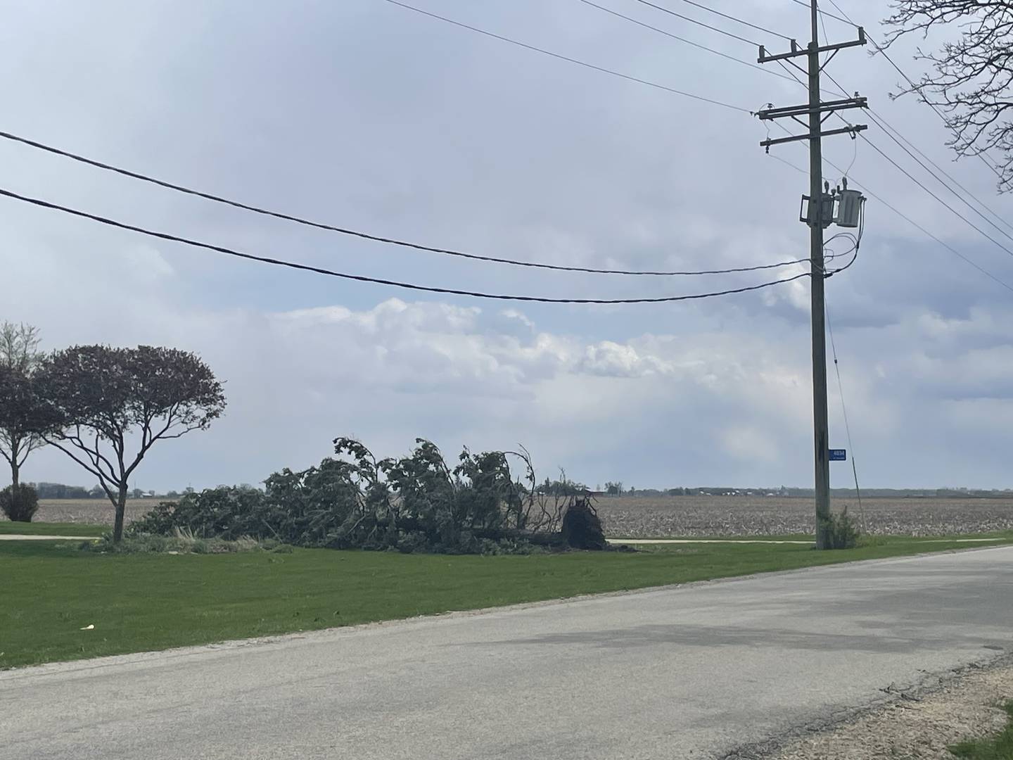 The National Weather Service confirmed Sunday that Friday's storms spawned an EF1 tornado that touched down near Mendota.