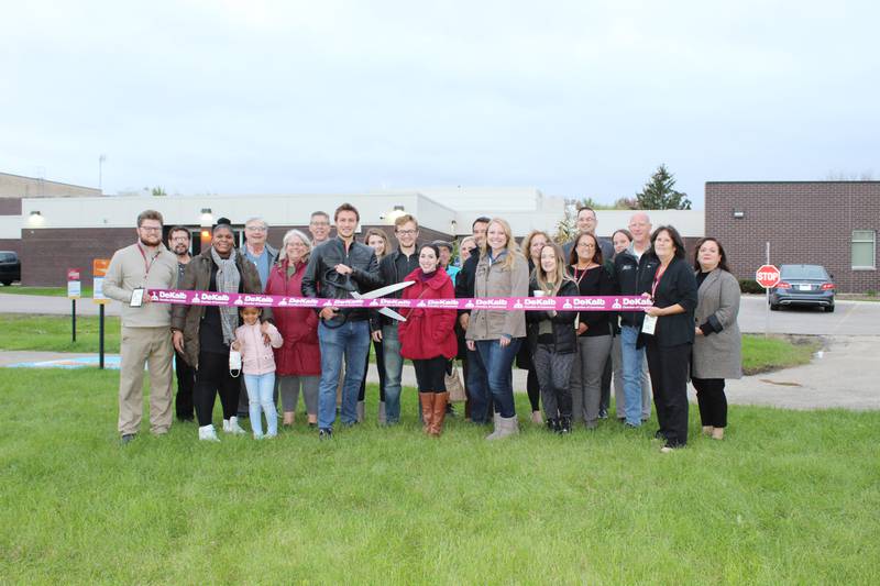 DeKalb Chamber of Commerce staff, ambassadors and board members, along with community members recently held a ribbon-cutting to congratulate Kishwaukee United Way on the Born Learning Trail at North Elementary School in Sycamore. The Born Learning Trail includes a series of activities to help caregivers engage with young children while promoting literacy and early learning. Visit the trail at 1680 Brickville Road, Sycamore. To learn more, call Kishwaukee United Way at 779-255-1267.