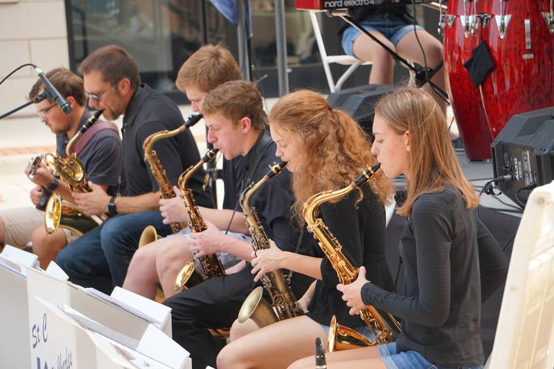 The St. Charles North Jazz Workshop featuring Grammy-nominated trumpeter Victor Garcia will perform at the First Street Plaza on Sept. 10 as part of St. Charles Jazz Weekend.