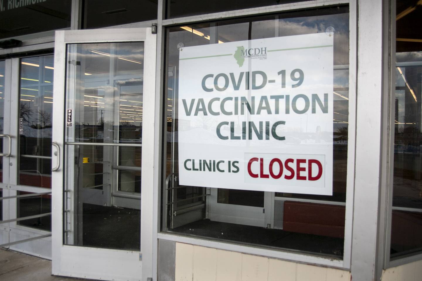 McHenry city officials were in the process Thursday of transforming the former Kmart at 1900 N. Richmond Road into a mass vaccination site.