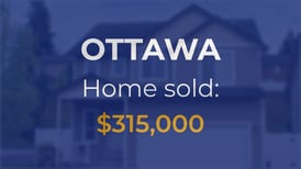 Sale closed in Ottawa: $315,000 for a single-family home