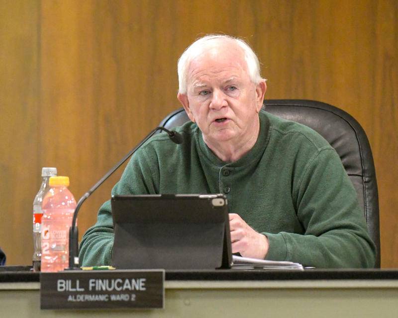 Alderman Bill Finucane of Ward 2, seen in this photo from January, is pitching a compromise proposal that would keep the city clerk an elected office with set hours.