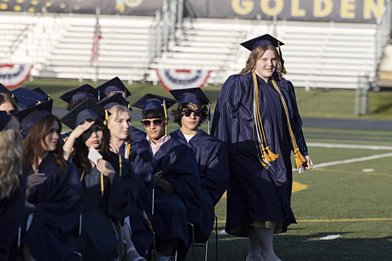 Anna Hutchinson is awarded the Music Department award at Sterling High School’s graduation Friday, May 26, 2023.