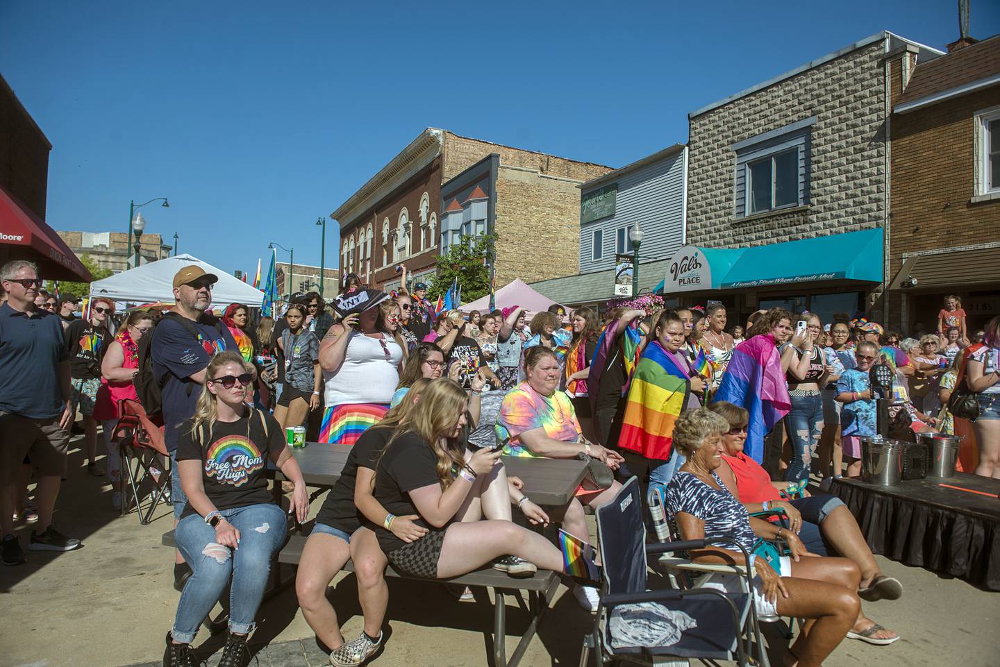 Hundreds showed up to support Dixon’s Pride Fest Saturday, June 18, 2022. The festival was located on west First Street and featured music, vendors, a drag show and live entertainment.