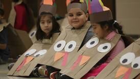 Joliet kindergarteners explain the importance of Thanksgiving