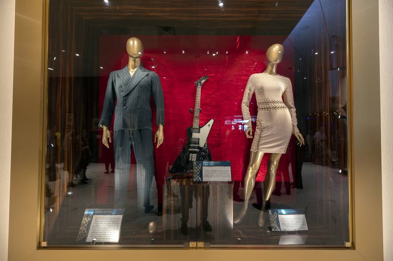 Hard Rock Casino Rockford features rock and roll memorabilia throughout the 175,000-square-foot casino.