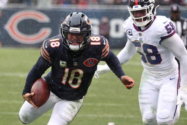 How Caleb Williams used his legs to spark the Bears’ comeback against the Giants