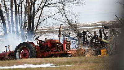 Barn burns on Milledgeville Road, west of Polo
