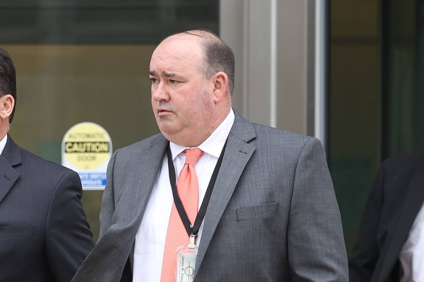 Will County Assistant State's Attorney Chris Koch leaves the Will County Courthouse in Joliet on Monday, Oct. 16, 2023. The state's attorney office is prosecuting Joseph Czuba, 71, who is charged with murder of a child, attempted murder of the child's mother and committing a hate crime against both victims because of their Islamic faith.