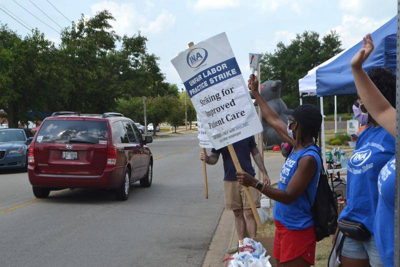 Nurses were on strike for 16 days in July at AMITA Health Saint Joseph Medical Center Joliet.